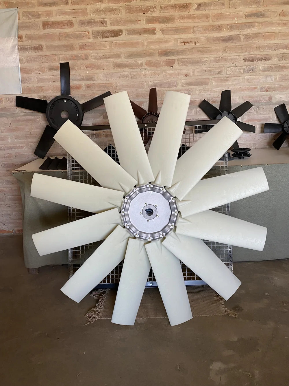 Hélice axial de poliamida reforzada